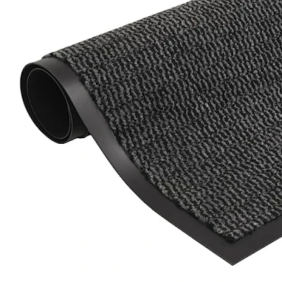 Image de vidaXL Paillasson rectangulaire 60 x 90 cm Anthracite132706