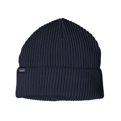 Afbeelding van Patagonia Fishermans Rolled Beanie Muts, Maat: One Size, Mottled dark blue