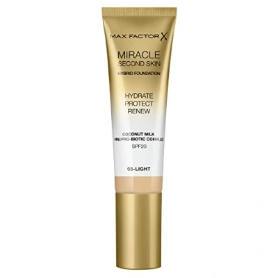Afbeelding van Max Factor Miracle Second Skin Foundation 03 Light Haibu by Kapperskorting.com