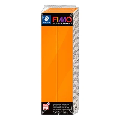 Image de FIMO PROFESSIONAL Pâte à modeler, 454 g, orange