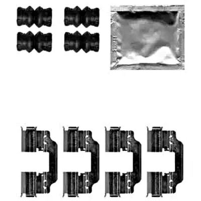 Afbeelding van DELPHI LX0622 Accessoireset, schijfremblok MERCEDES BENZ: ML Class