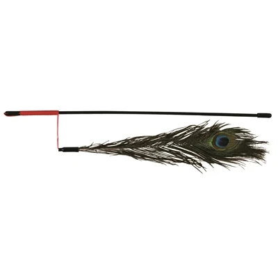 Afbeelding van Trixie Kattenhengel Met Pauwenveer 47 CM