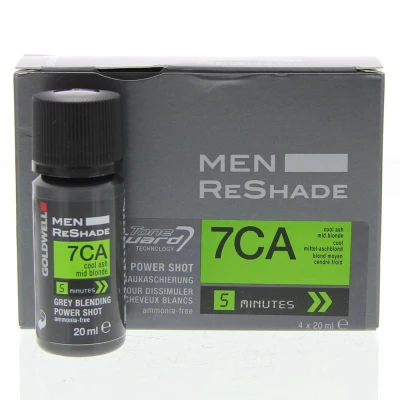 Afbeelding van Goldwell Men Reshade 7CA 4x20ml Haibu by Kapperskorting.com