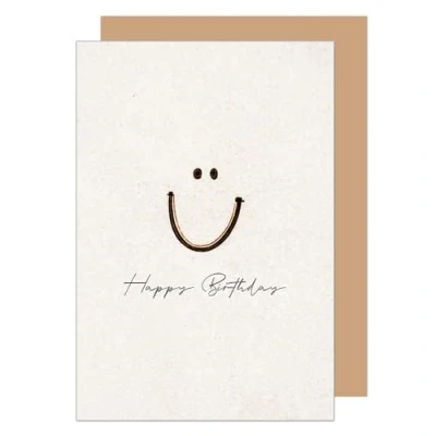 Afbeelding van Edition Seidel Hoogwaardige verjaardagskaart met envelop, voor mannen, vrouwen, kinderen, smiley (G3645 SW024)