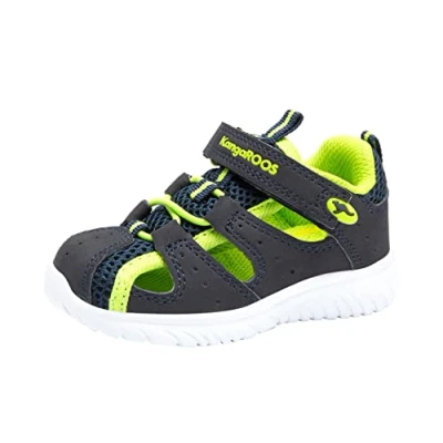 Afbeelding van KangaROOS Ki rock Lite Ev Sneakers voor kinderen, uniseks, Donkerblauw Navy Lime 4054