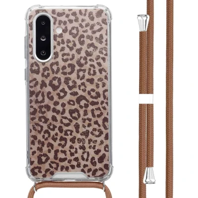 Afbeelding van imoshion Hoesje Geschikt voor Samsung Galaxy A36 Design met Koord Leopard Mood