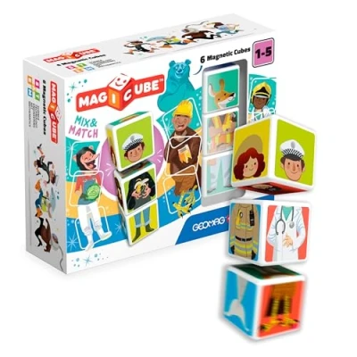 Afbeelding van Geomag MagiCube Match &amp; Mix 6 delig