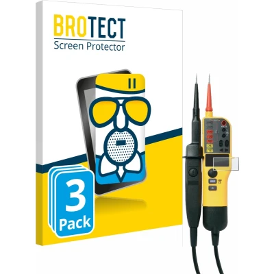 Afbeelding van BROTECT Screenprotector voor Fluke T150 Folie Beschermfolie Beschermglas matte (3 Stuks)
