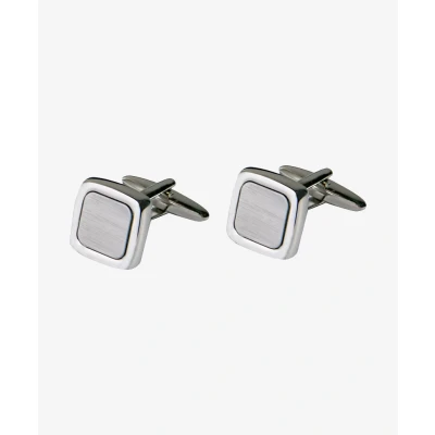 Afbeelding van Michaelis Manchetknopen Matt Center Zilver one size