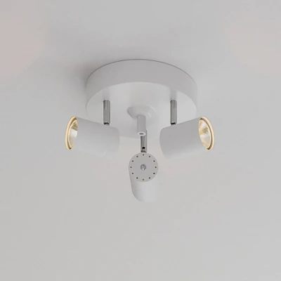 Afbeelding van By Rydéns Correct plafondspot 3 lamps mat wit