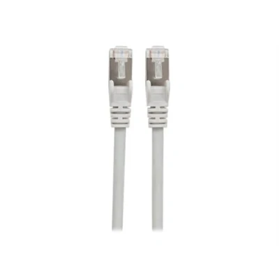 Image de Intellinet 736138 Câble Réseau, RJ45 Connecteur Mâle, Cat 6 SFTP 100% Cuivre, Gris, 3 m