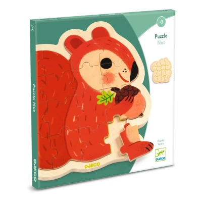 Afbeelding van Djeco puzzel eekhoorn 16st