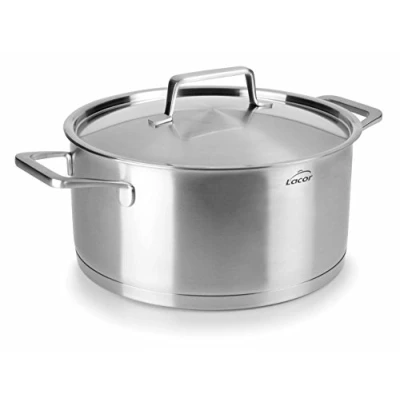Afbeelding van LACOR FOODIE Kookpan met deksel inox 5 liter 24cm