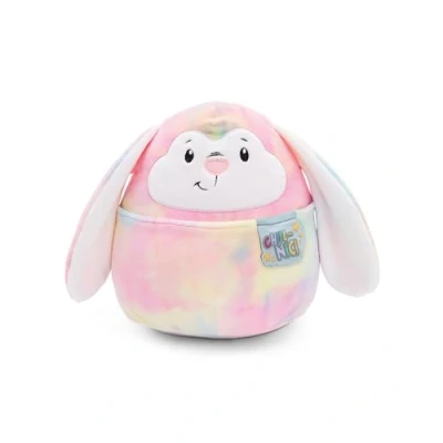 Afbeelding van NICI Chill konijn pluche dier 20 cm kleurrijk en pluizig met lange hangende oren voor meisjes, jongens baby&#039;s, knuffelig 49880