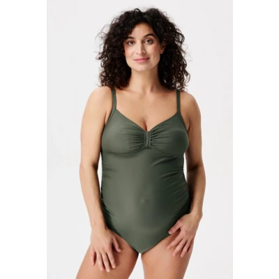 Afbeelding van Zwangerschaps Badpak Saint Tropez Olive XS/S