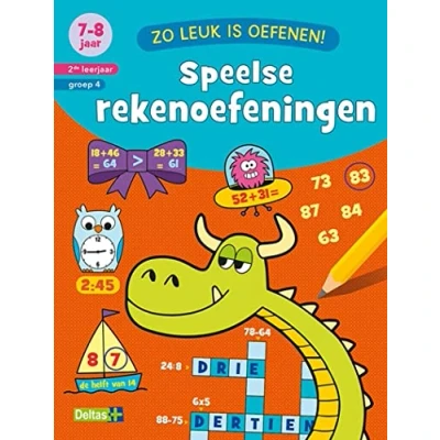 Afbeelding van Speelse rekenoefeningen 7 8 jaar 2de leerjaar groep 4