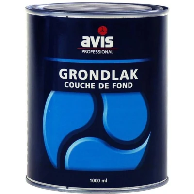 Afbeelding van Avis Grondlak Wit 1 liter Grondverf &amp; Primer