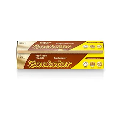 Afbeelding van Backstar Bakpapier rol 33 cm x 50 m Horeca dispenser FSC BIO
