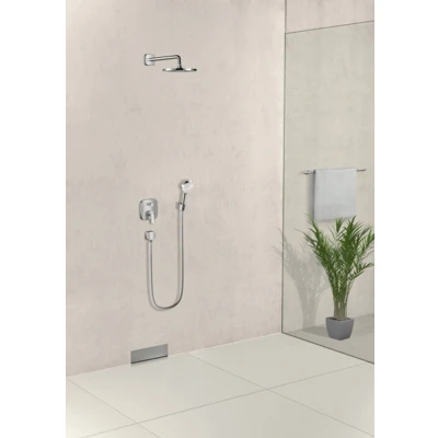 Afbeelding van hansgrohe Crometta handdouche 100 1jet wit/chroom