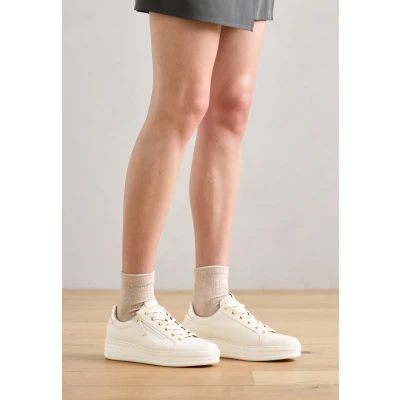 Afbeelding van Gabor Comfort Sneakers laag, Dames, Maat: 37, Ivory/sun/rose Leer