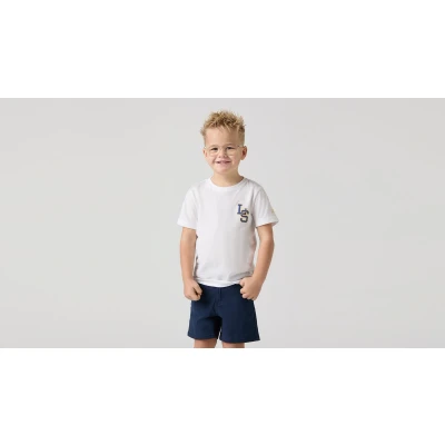 Afbeelding van Levi&#039;s Monogram T shirt voor tieners Boy&#039;s 14A Wit / Bright White