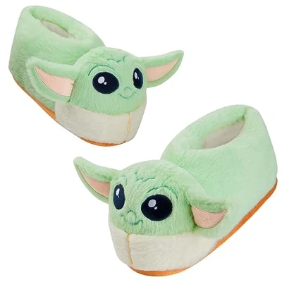 Afbeelding van Disney Damespantoffels, pluche, volwassenen, grappig, cadeau idee, Stitch, Iejoor, Baby Yoda