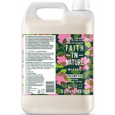 Afbeelding van Faith In Nature Wildrose Shampoo 5LT