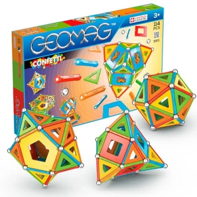 Afbeelding van Geomag Classic Confetti Constructiespeelgoed 357, 114 Stuks, Meerkleurig