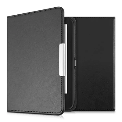 Afbeelding van kwmobile E reader hoesje geschikt voor Tolino Shine 2 HD hoes flip case met magnetische sluiting Ereader cover in zwart