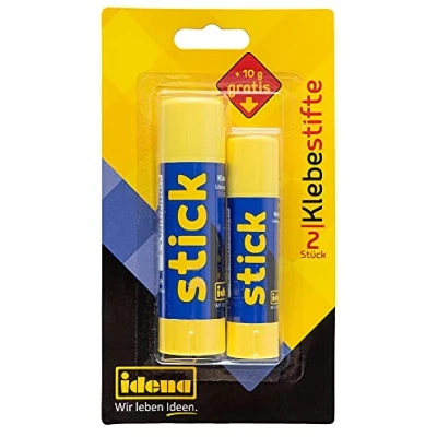 Afbeelding van Idena 634152 Bonuspack lijmstift, 2 stuks, 1 x 10 gram en 22