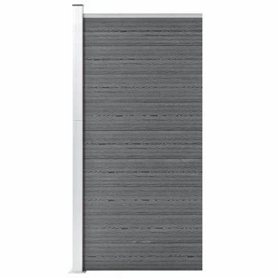 Afbeelding van Schuttingpaneel 95x186 cm HKC grijs