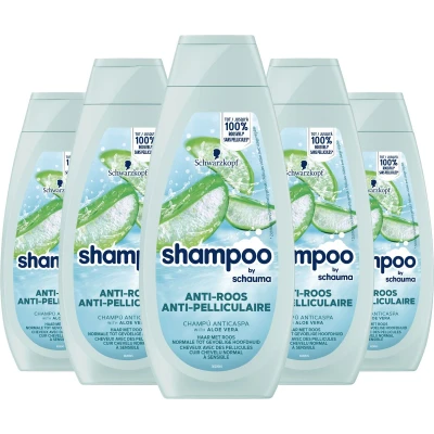 Afbeelding van 5x Schwarzkopf Anti Roos Shampoo 400 ml