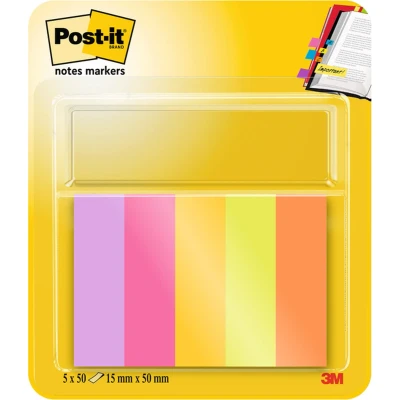 Afbeelding van Markeerstrook 3M Post it 670 5 TFEN 12,7X44,4mm