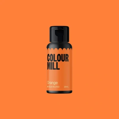 Afbeelding van Colour Mill Aqua Blend Voedingskleurstof op Waterbasis Orange 20 ml