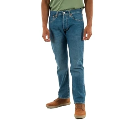 Image de Levi&#039;s Jean 501 Original Fit pour homme, Window Pane Ltwt, 33W / 30L