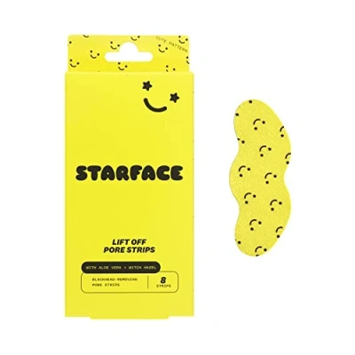 Afbeelding van Starface Lift Off Blackhead Removing Pore Strips Acne Puisten 8 Count
