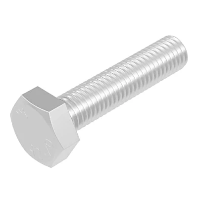 Afbeelding van SECCARO 20 stuks zeskantschroeven M10 x 45 mm roestvrij staal V2A VA A2 DIN 933 / ISO 4017 buitenzeskant