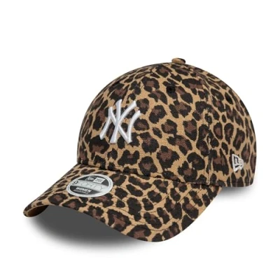 Afbeelding van New Era Leopard 9FORTY Pet, Dames, Maat: One Size, Black