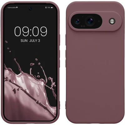 Afbeelding van kwmobile telefoonhoesje geschikt voor Google Pixel 9 Hoesje smartphone Precisie camera uitsnede In druivenblauw