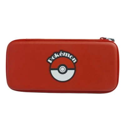 Image de Sacoche rigide Hori Pokémon Poké Ball Rouge pour Nintendo Switch