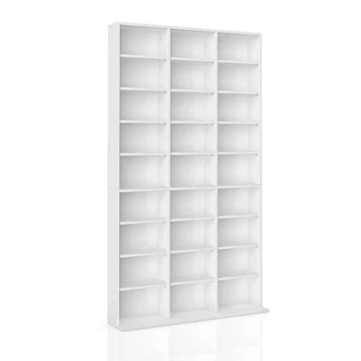 Afbeelding van Vicco Jukebox CD rek wit 102 x 178 cm