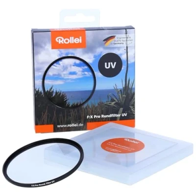 Afbeelding van Rollei F X Pro rond filter (77 mm, UV filter) schroeffilter van Gorilla, glas met hoge kleurgetrouwheid en reflectievrijheid