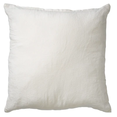 Afbeelding van Dutch Decor LINN Sierkussen 45x45 cm 100% linnen effen kleur Snow White wit
