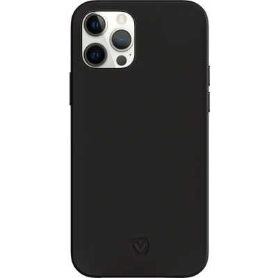 Afbeelding van Valenta Leather Back Cover Snap Luxe Apple iPhone 12/12 Pro Black