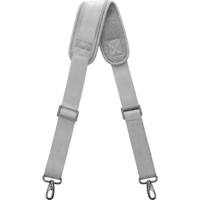 Afbeelding van schoudertas, vervangende tas voor verstelbaar en gevoerd, ZINZ 145 cm, met D ring (grijs, cm)