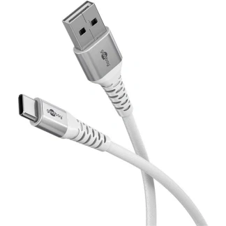 Afbeelding van Goobay 74529 USB kabel 2.0 0,5 m C A Wit