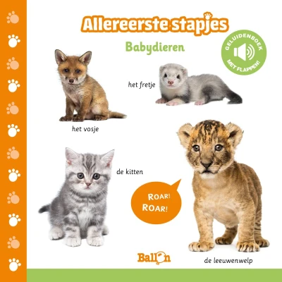 Afbeelding van Geluidenboekjes Allereerste stapjes 0 Babydieren