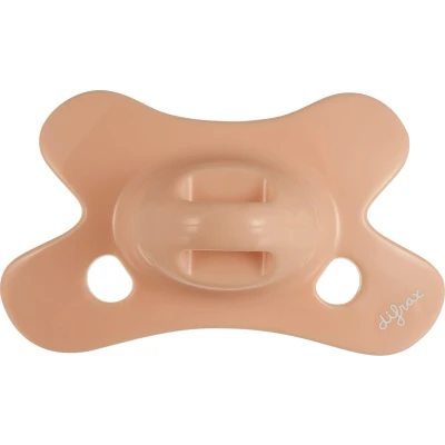 Afbeelding van Difrax Fopspeen Natural 0 6 maanden Siliconen Peachy 1 stuk