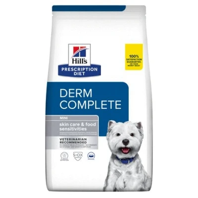 Afbeelding van Hill&#039;s Prescription Diet Derm Complete Mini Environmental/Food Sensitivities Hondenvoer Rijst Ei 1 kg
