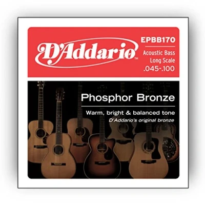 Afbeelding van D&#039;Addario EPBB170 Phosphor Bronze 4 String Acoustic Bass 45 100